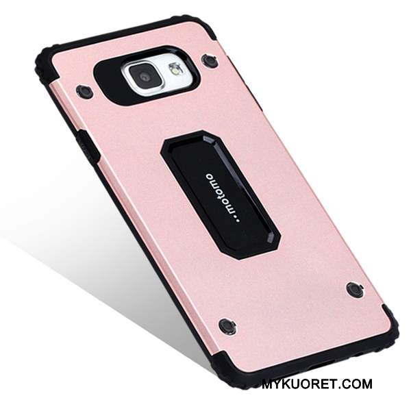 Kuori Samsung Galaxy A7 2016 Suojaus Pesty Suede Jauhe, Kotelo Samsung Galaxy A7 2016 Metalli Puhelimen Kuoret Kova