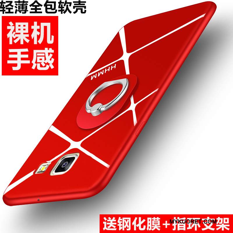 Kuori Samsung Galaxy A7 2016 Suojaus Pesty Suede Puhelimen Kuoret, Kotelo Samsung Galaxy A7 2016 Pehmeä Neste