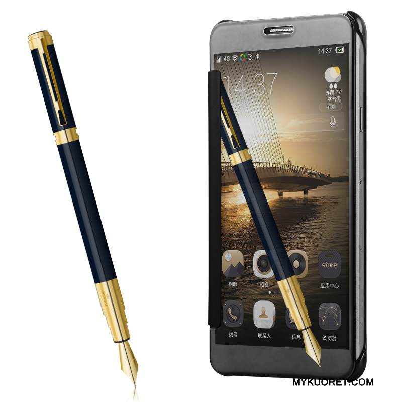 Kuori Samsung Galaxy A7 2016 Suojaus Violetti Peili, Kotelo Samsung Galaxy A7 2016 Kuoret Puhelimen Kuoret