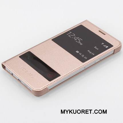 Kuori Samsung Galaxy A7 2016 Suojaus Violetti Peili, Kotelo Samsung Galaxy A7 2016 Kuoret Puhelimen Kuoret