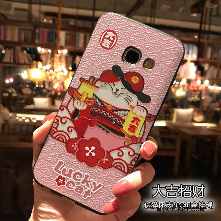 Kuori Samsung Galaxy A7 2017 Laukut Jauhe Ripustettavat Koristeet, Kotelo Samsung Galaxy A7 2017 Silikoni Rikkaus Puhelimen Kuoret