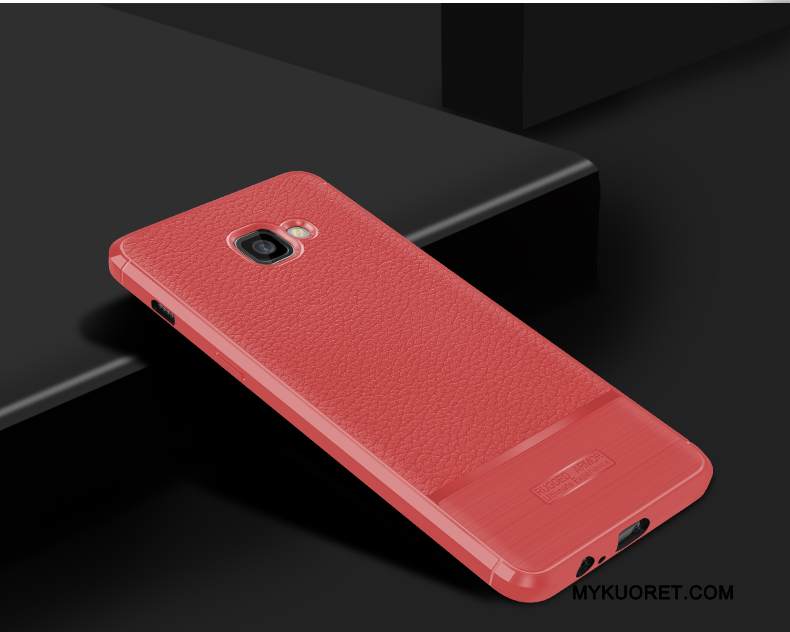 Kuori Samsung Galaxy A7 2017 Pehmeä Neste Kukkakuvio Murtumaton, Kotelo Samsung Galaxy A7 2017 Silikoni Musta Puhelimen Kuoret