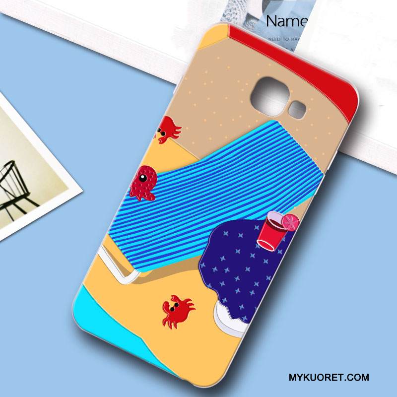 Kuori Samsung Galaxy A7 2017 Pehmeä Neste Murtumaton Kova, Kotelo Samsung Galaxy A7 2017 Silikoni Keltainen Puhelimen Kuoret