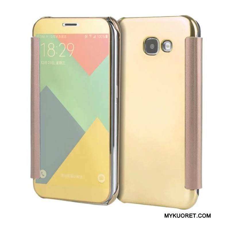 Kuori Samsung Galaxy A7 2017 Suojaus Jauhe Puhelimen Kuoret, Kotelo Samsung Galaxy A7 2017 Kuoret Peili Pinnoitus