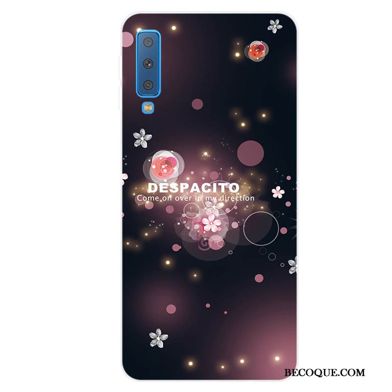 Kuori Samsung Galaxy A7 2018 Laukut Jauhe Kustannukset, Kotelo Samsung Galaxy A7 2018 Pehmeä Neste Puhelimen Kuoret Taide