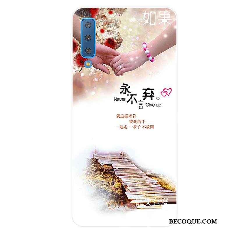 Kuori Samsung Galaxy A7 2018 Laukut Jauhe Kustannukset, Kotelo Samsung Galaxy A7 2018 Pehmeä Neste Puhelimen Kuoret Taide