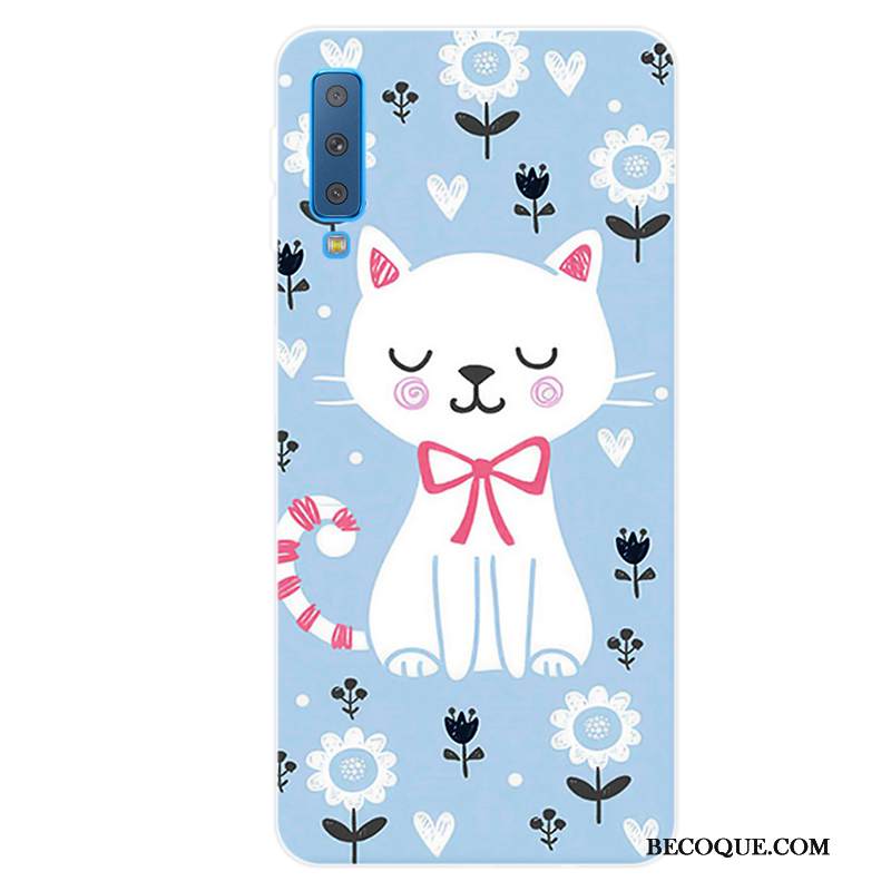 Kuori Samsung Galaxy A7 2018 Laukut Jauhe Kustannukset, Kotelo Samsung Galaxy A7 2018 Pehmeä Neste Puhelimen Kuoret Taide