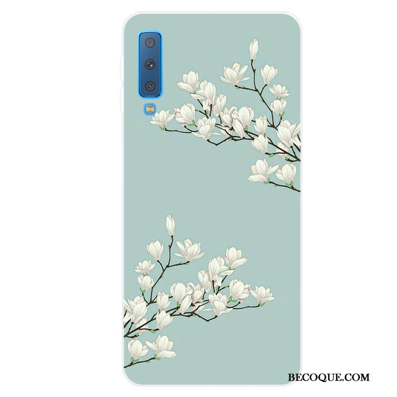 Kuori Samsung Galaxy A7 2018 Laukut Jauhe Kustannukset, Kotelo Samsung Galaxy A7 2018 Pehmeä Neste Puhelimen Kuoret Taide