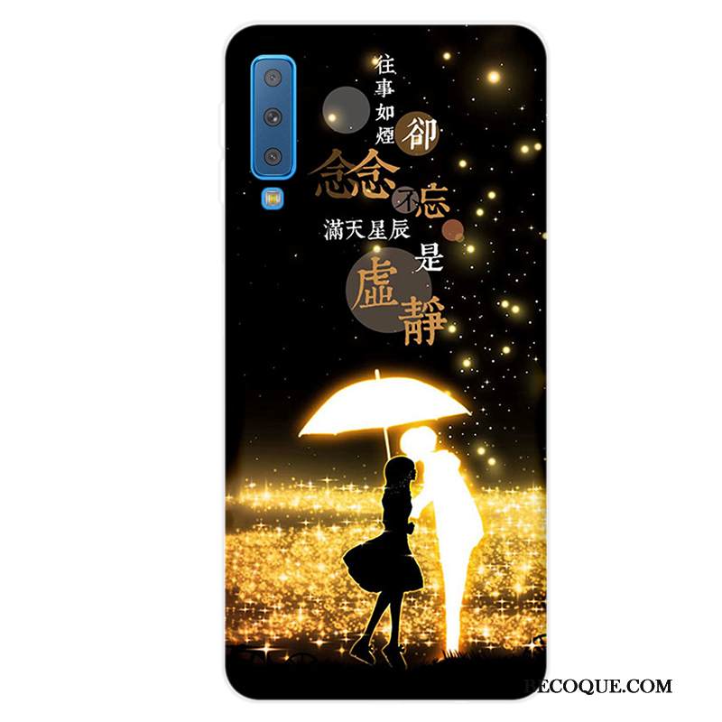 Kuori Samsung Galaxy A7 2018 Laukut Jauhe Kustannukset, Kotelo Samsung Galaxy A7 2018 Pehmeä Neste Puhelimen Kuoret Taide