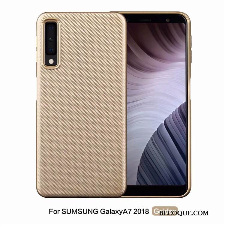 Kuori Samsung Galaxy A7 2018 Laukut Kuitu Kukkakuvio, Kotelo Samsung Galaxy A7 2018 Suojaus Puhelimen Kuoret Murtumaton