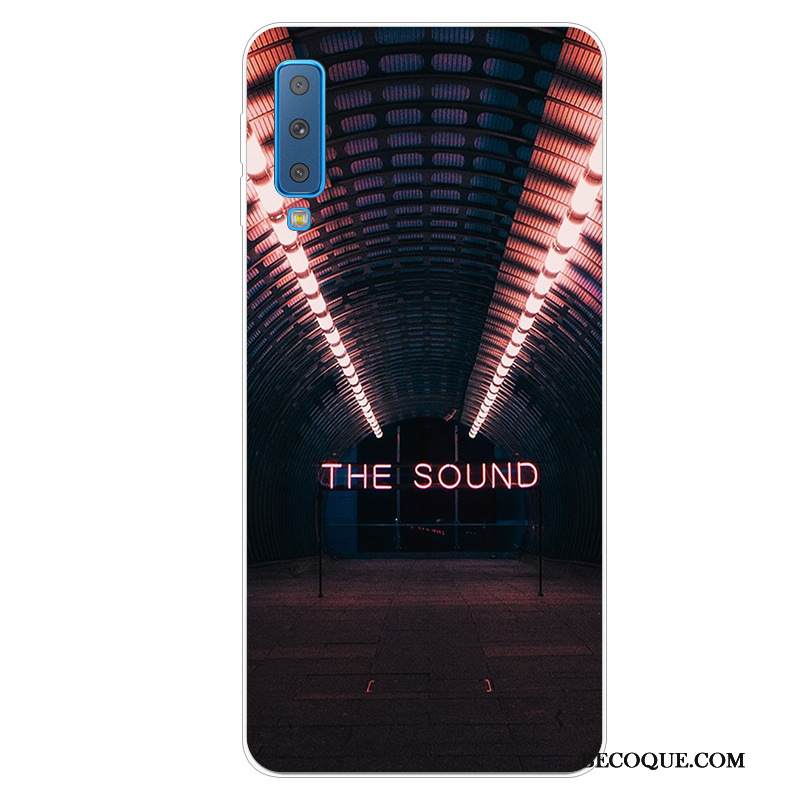 Kuori Samsung Galaxy A7 2018 Pehmeä Neste Murtumaton Puhelimen Kuoret, Kotelo Samsung Galaxy A7 2018 Suojaus Kova