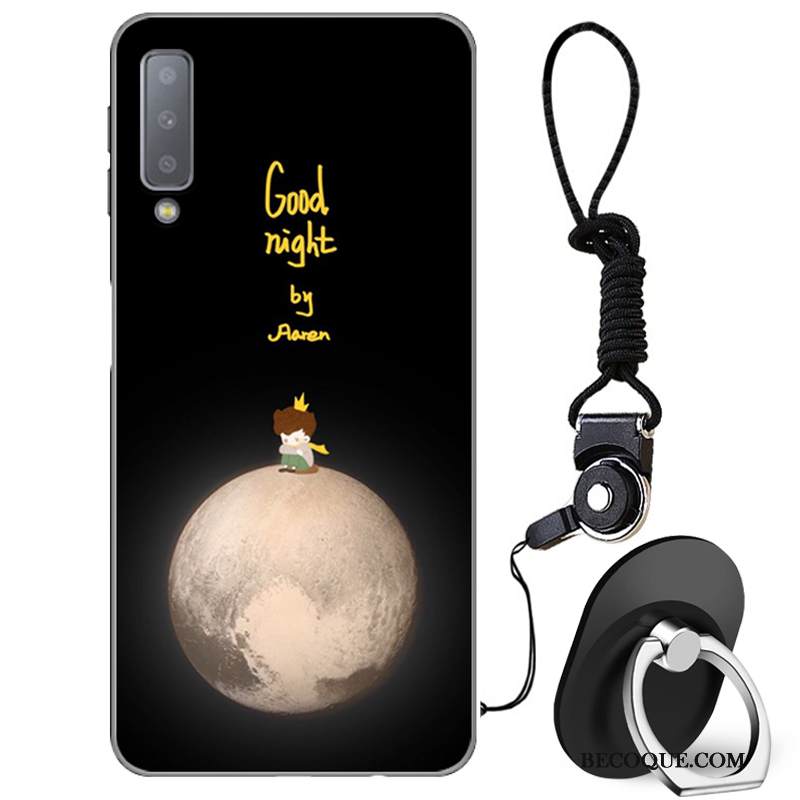 Kuori Samsung Galaxy A7 2018 Suojaus Murtumaton Persoonallisuus, Kotelo Samsung Galaxy A7 2018 Laukut Puhelimen Kuoret Punainen