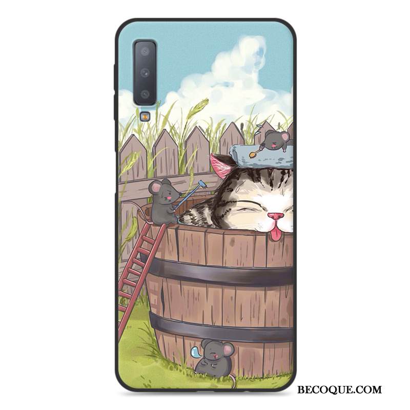 Kuori Samsung Galaxy A7 2018 Suojaus Puhelimen Kuoret Murtumaton, Kotelo Samsung Galaxy A7 2018 Laukut Ihana