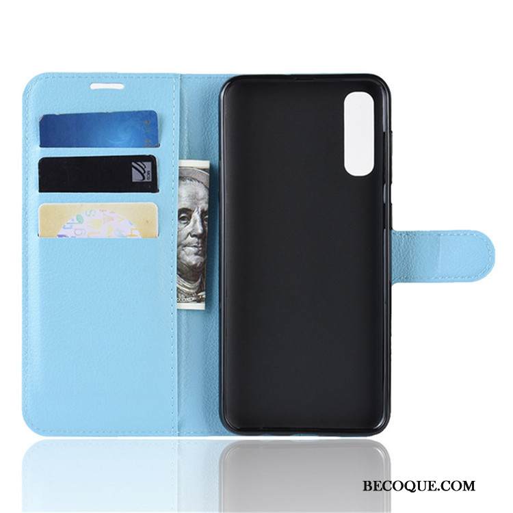 Kuori Samsung Galaxy A70 Kuoret Trendi Musta, Kotelo Samsung Galaxy A70 Nahka