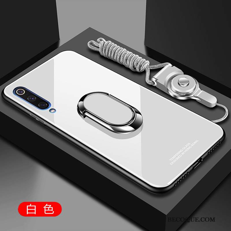 Kuori Samsung Galaxy A70 Laukut Lasi Musta, Kotelo Samsung Galaxy A70 Suojaus Yksinkertainen Karkaisu