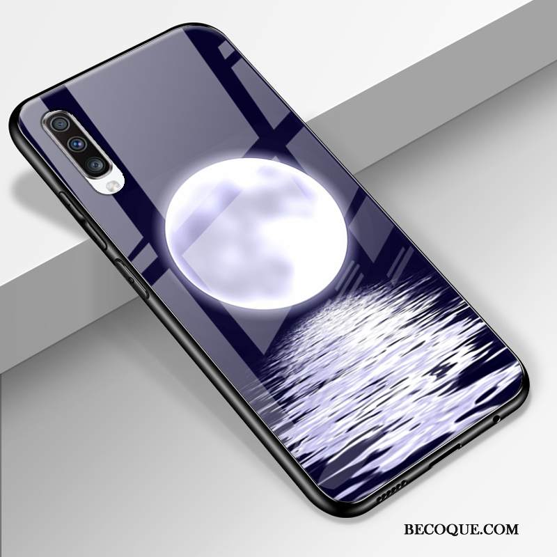 Kuori Samsung Galaxy A70 Laukut Murtumaton Trendi, Kotelo Samsung Galaxy A70 Sarjakuva Musta Puhelimen Kuoret