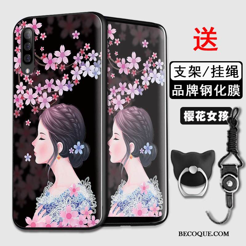 Kuori Samsung Galaxy A70 Laukut Persoonallisuus Puhelimen Kuoret, Kotelo Samsung Galaxy A70 Silikoni Sininen Trendi