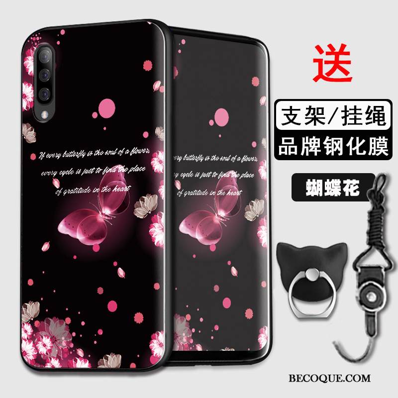 Kuori Samsung Galaxy A70 Laukut Persoonallisuus Puhelimen Kuoret, Kotelo Samsung Galaxy A70 Silikoni Sininen Trendi