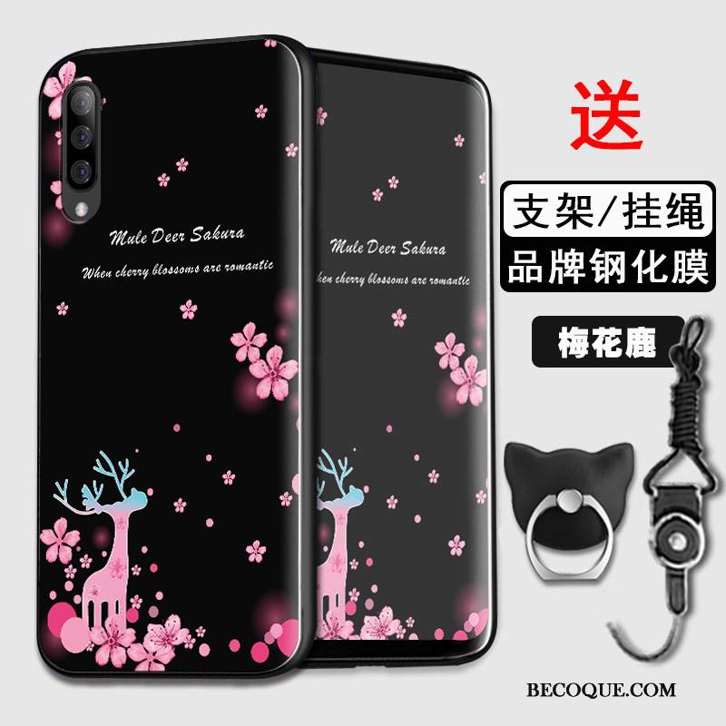 Kuori Samsung Galaxy A70 Laukut Persoonallisuus Puhelimen Kuoret, Kotelo Samsung Galaxy A70 Silikoni Sininen Trendi