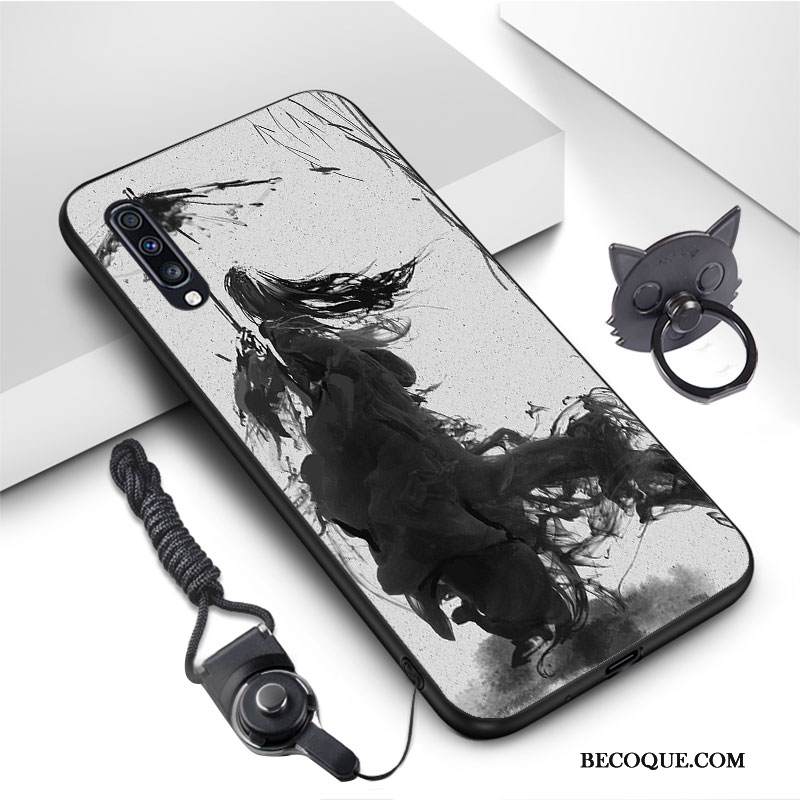 Kuori Samsung Galaxy A70 Laukut Puhelimen Kuoret Alkuperäinen, Kotelo Samsung Galaxy A70 Vuosikerta Tuuli Murtumaton