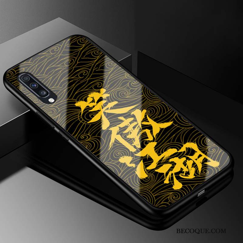 Kuori Samsung Galaxy A70 Laukut Tide-brändi Kova, Kotelo Samsung Galaxy A70 Suojaus Puhelimen Kuoret Keltainen