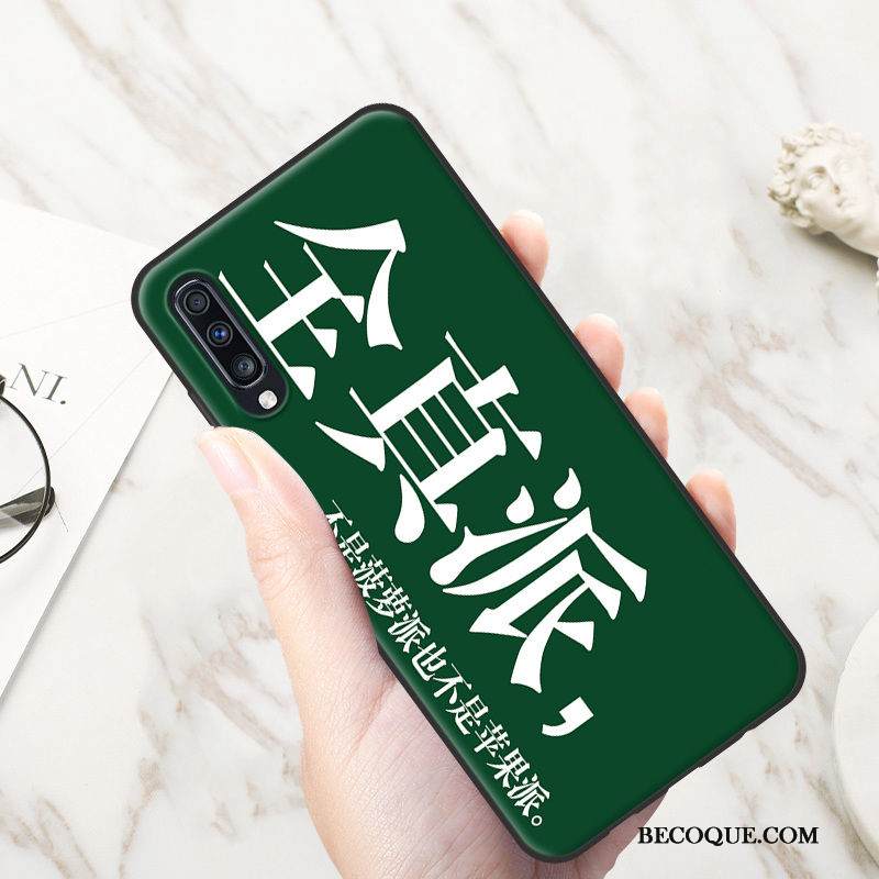 Kuori Samsung Galaxy A70 Pehmeä Neste Net Red Puhelimen Kuoret, Kotelo Samsung Galaxy A70 Luova Persoonallisuus Sininen