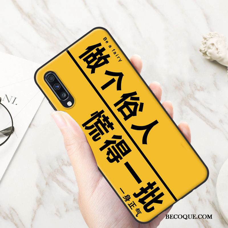 Kuori Samsung Galaxy A70 Pehmeä Neste Net Red Puhelimen Kuoret, Kotelo Samsung Galaxy A70 Luova Persoonallisuus Sininen