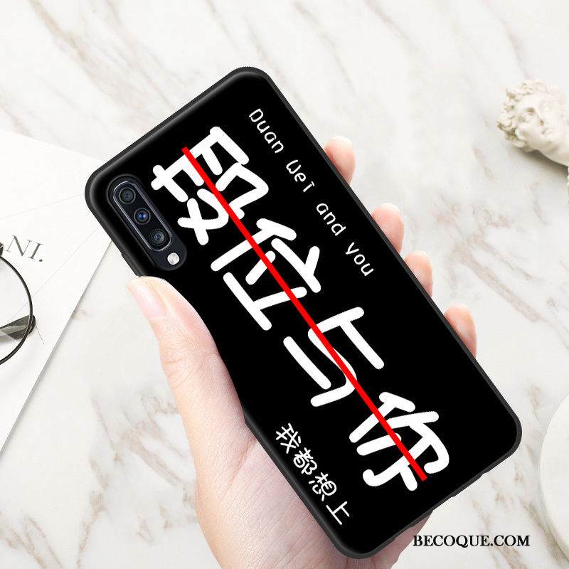 Kuori Samsung Galaxy A70 Pehmeä Neste Net Red Puhelimen Kuoret, Kotelo Samsung Galaxy A70 Luova Persoonallisuus Sininen