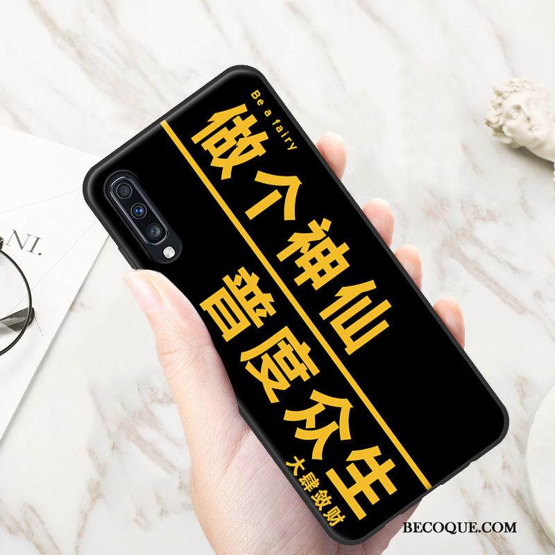 Kuori Samsung Galaxy A70 Pehmeä Neste Net Red Puhelimen Kuoret, Kotelo Samsung Galaxy A70 Luova Persoonallisuus Sininen