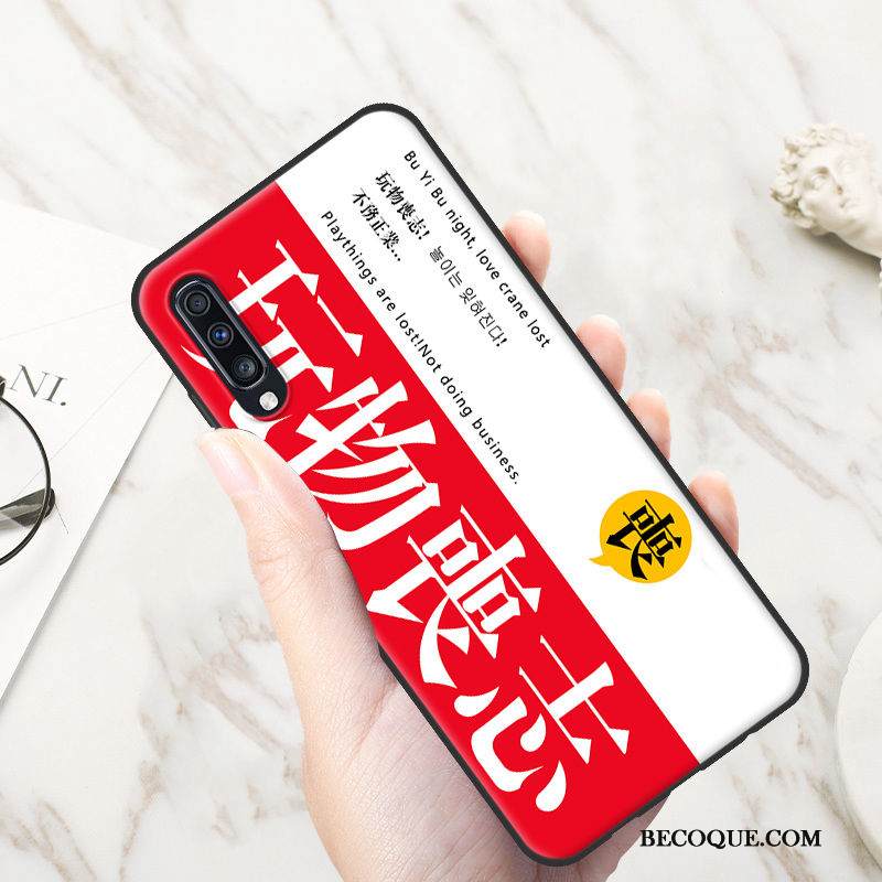 Kuori Samsung Galaxy A70 Pehmeä Neste Net Red Puhelimen Kuoret, Kotelo Samsung Galaxy A70 Luova Persoonallisuus Sininen