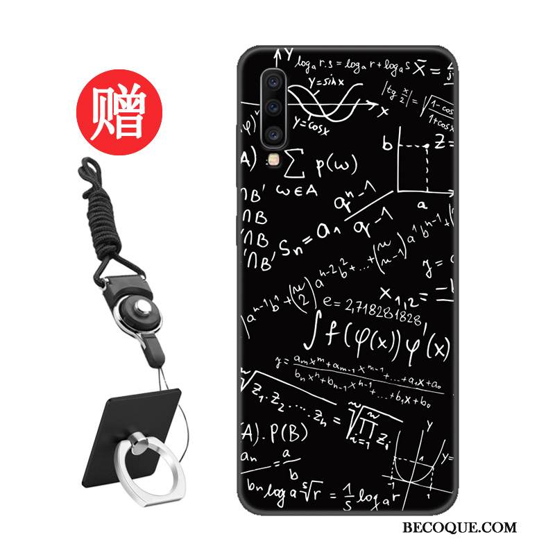 Kuori Samsung Galaxy A70 Pehmeä Neste Sininen Kalvo, Kotelo Samsung Galaxy A70 Suojaus Rakastunut Malli