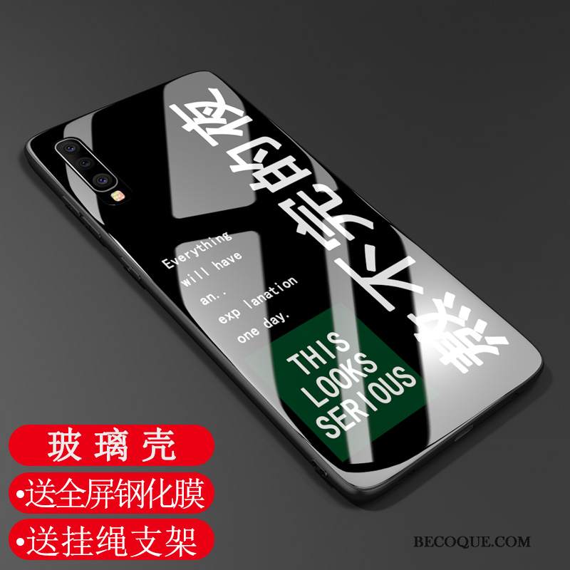 Kuori Samsung Galaxy A70 Silikoni Kalvo Karkaisu, Kotelo Samsung Galaxy A70 Pehmeä Neste Muokata Trendi