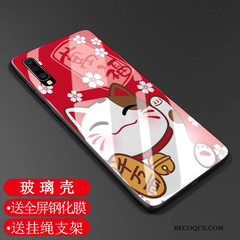 Kuori Samsung Galaxy A70 Silikoni Kalvo Karkaisu, Kotelo Samsung Galaxy A70 Pehmeä Neste Muokata Trendi