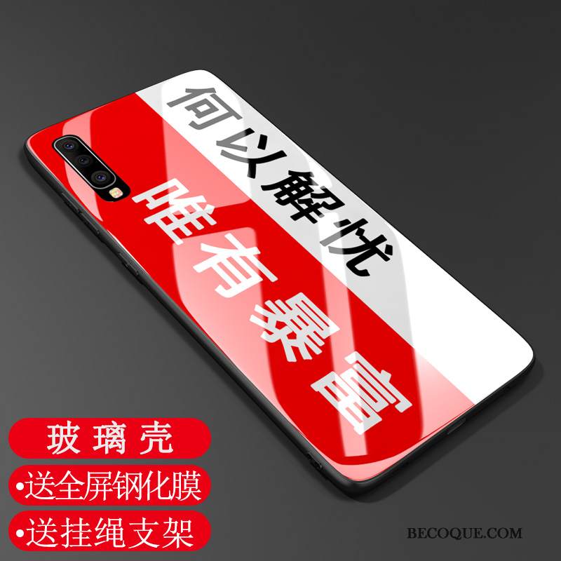 Kuori Samsung Galaxy A70 Silikoni Kalvo Karkaisu, Kotelo Samsung Galaxy A70 Pehmeä Neste Muokata Trendi