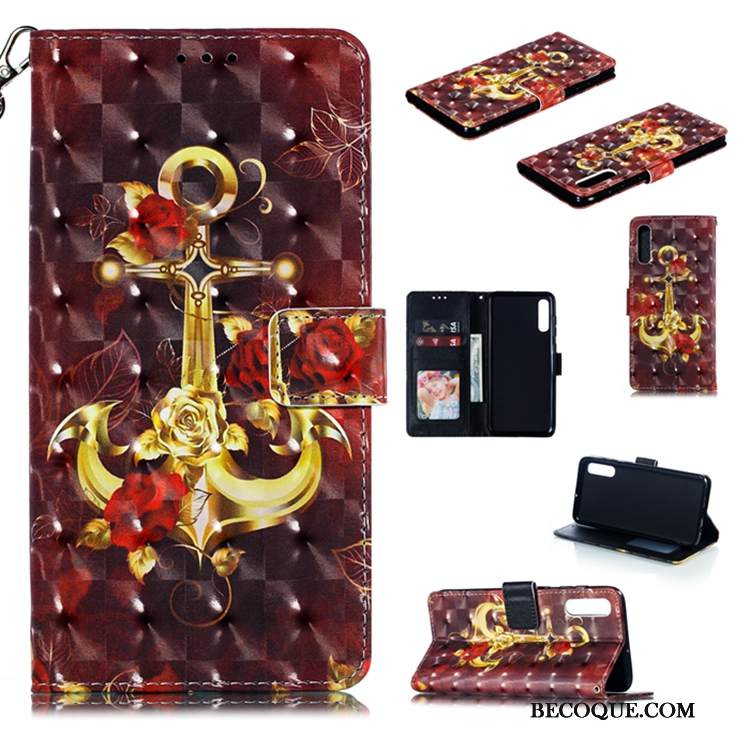 Kuori Samsung Galaxy A70 Silikoni Musta Trendi, Kotelo Samsung Galaxy A70 Nahka Puhelimen Kuoret Murtumaton