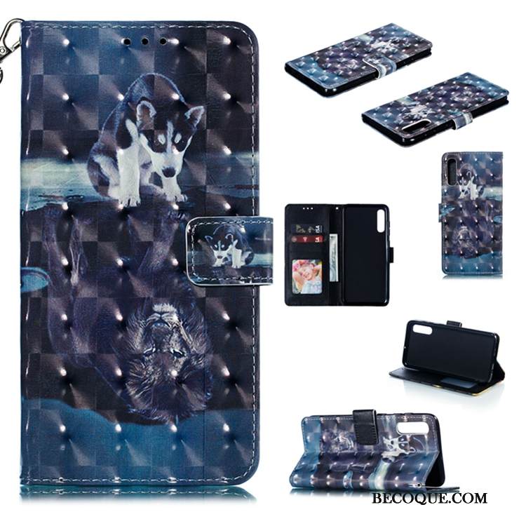 Kuori Samsung Galaxy A70 Silikoni Musta Trendi, Kotelo Samsung Galaxy A70 Nahka Puhelimen Kuoret Murtumaton