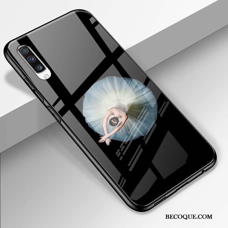 Kuori Samsung Galaxy A70 Silikoni Tummansininen Puhelimen Kuoret, Kotelo Samsung Galaxy A70 Murtumaton Tähtitaivas