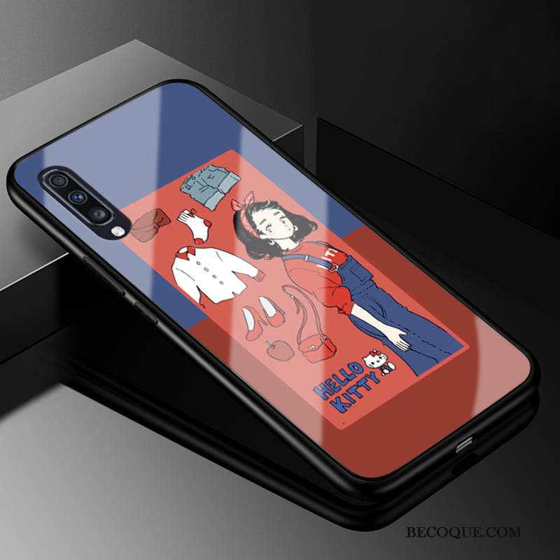 Kuori Samsung Galaxy A70 Tila Violetti Trendi, Kotelo Samsung Galaxy A70 Suojaus Lasi Persoonallisuus