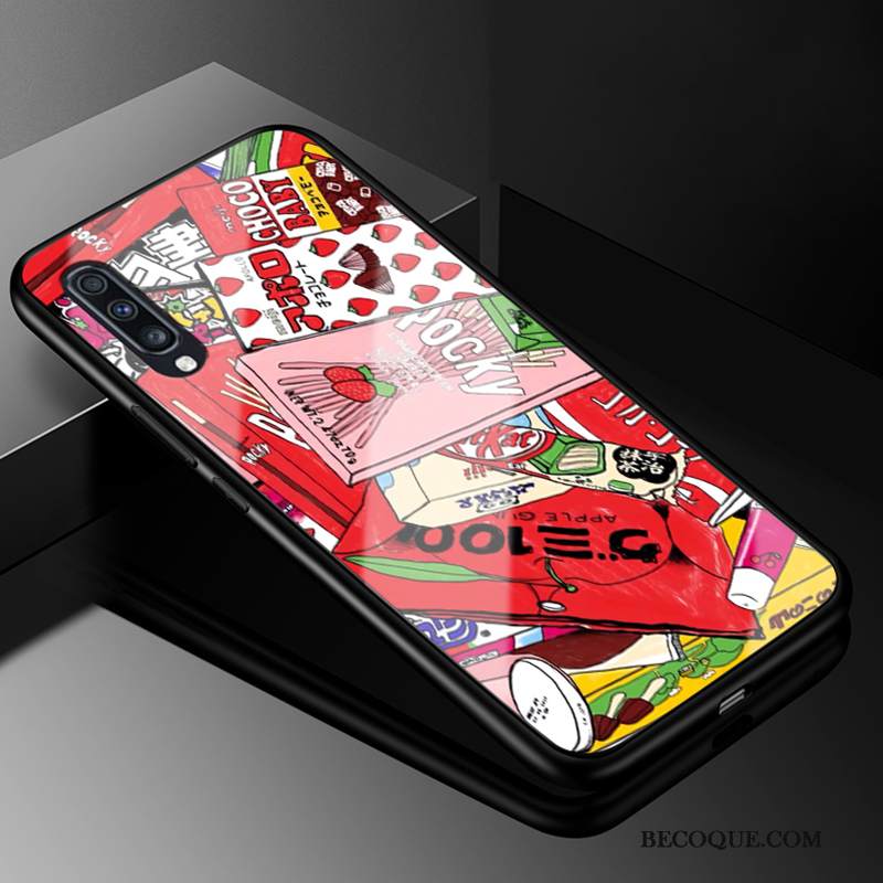 Kuori Samsung Galaxy A70 Tila Violetti Trendi, Kotelo Samsung Galaxy A70 Suojaus Lasi Persoonallisuus