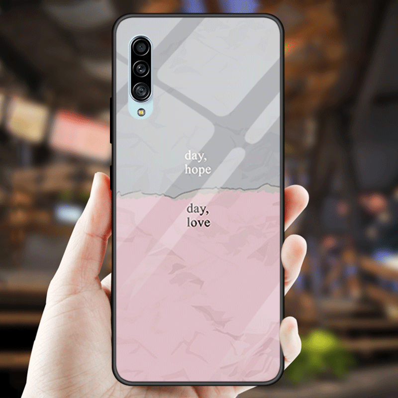 Kuori Samsung Galaxy A70s Luova Peili Yksinkertainen, Kotelo Samsung Galaxy A70s Laukut Persoonallisuus Lasi