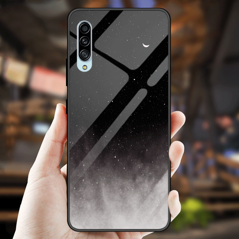 Kuori Samsung Galaxy A70s Luova Peili Yksinkertainen, Kotelo Samsung Galaxy A70s Laukut Persoonallisuus Lasi