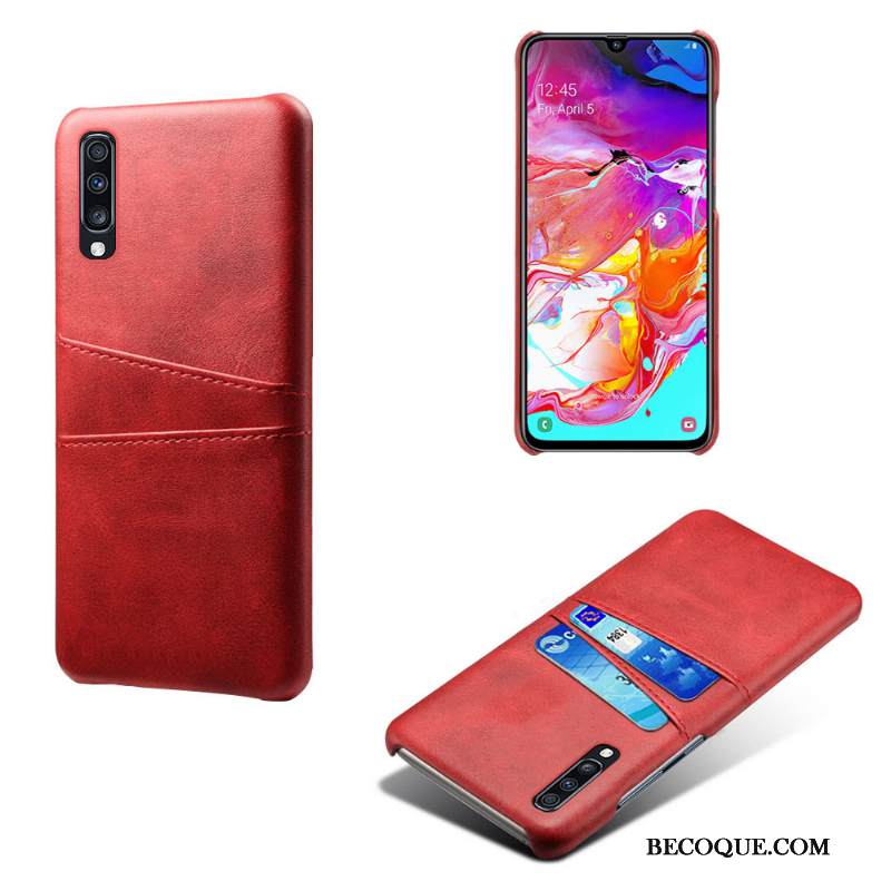 Kuori Samsung Galaxy A70s Nahka Murtumaton Kortti, Kotelo Samsung Galaxy A70s Suojaus Puhelimen Kuoret Persoonallisuus