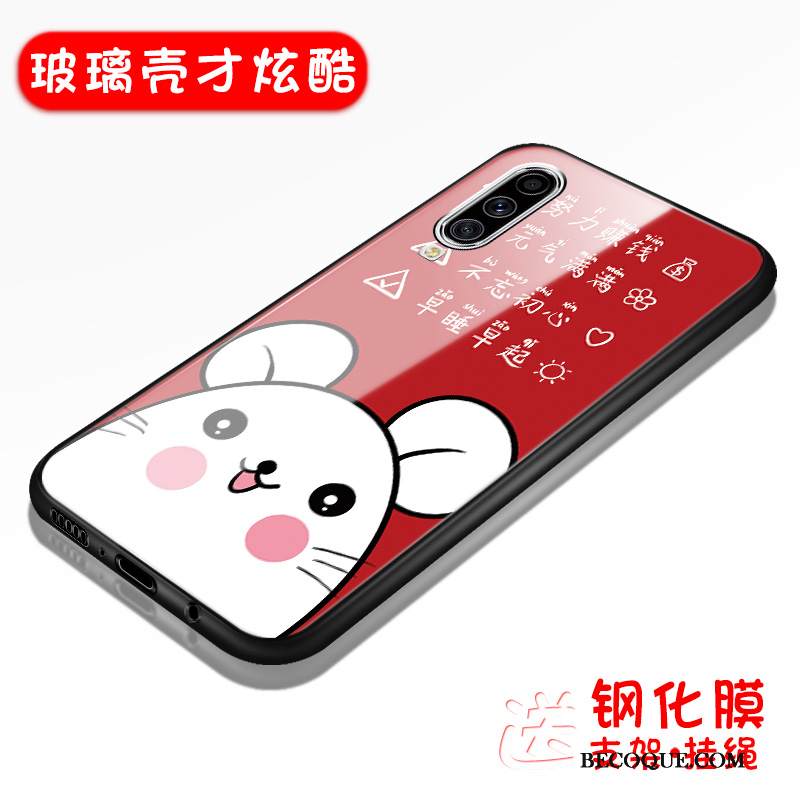 Kuori Samsung Galaxy A70s Silikoni Kova Lasi, Kotelo Samsung Galaxy A70s Sarjakuva Musta Puhelimen Kuoret