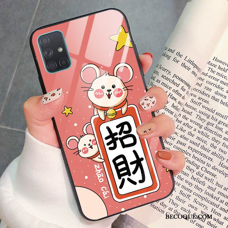 Kuori Samsung Galaxy A71 Laukut Jauhe Rotta, Kotelo Samsung Galaxy A71 Suojaus Murtumaton Rikkaus