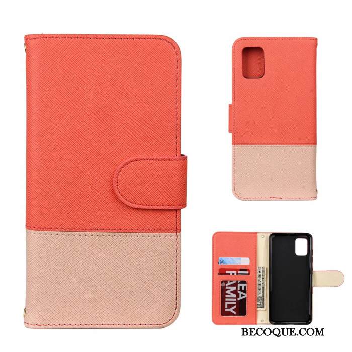 Kuori Samsung Galaxy A71 Laukut Murtumaton Punainen, Kotelo Samsung Galaxy A71 Kuoret Liitos Puhelimen Kuoret