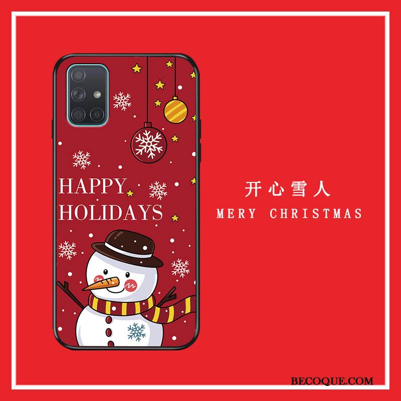 Kuori Samsung Galaxy A71 Laukut Ohut Ultra, Kotelo Samsung Galaxy A71 Sarjakuva Puhelimen Kuoret Punainen