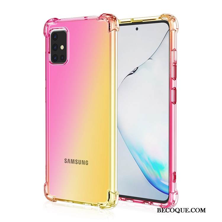 Kuori Samsung Galaxy A71 Laukut Sateenkaari Kaltevuus, Kotelo Samsung Galaxy A71 Murtumaton Puhelimen Kuoret