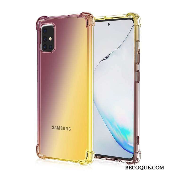 Kuori Samsung Galaxy A71 Laukut Sateenkaari Kaltevuus, Kotelo Samsung Galaxy A71 Murtumaton Puhelimen Kuoret