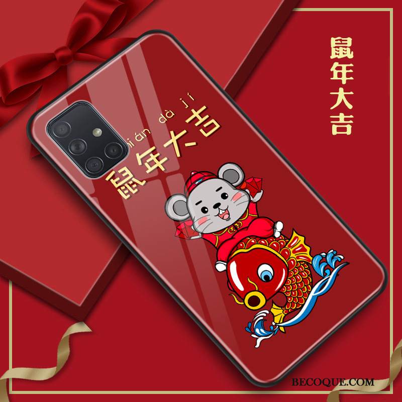 Kuori Samsung Galaxy A71 Luova Festivaali Punainen, Kotelo Samsung Galaxy A71 Suojaus L Rotta