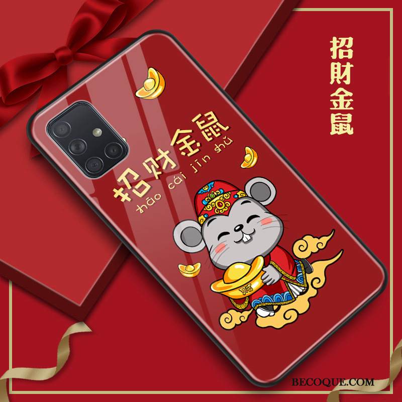 Kuori Samsung Galaxy A71 Luova Festivaali Punainen, Kotelo Samsung Galaxy A71 Suojaus L Rotta